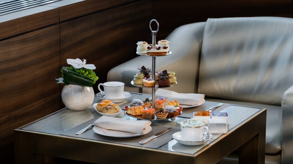 Afternoon tea in Armani/Lounge, Armani Hotel Dubai