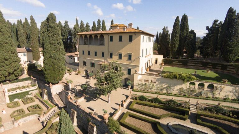 The Villa from the Air, Art Hotel Villa Agape