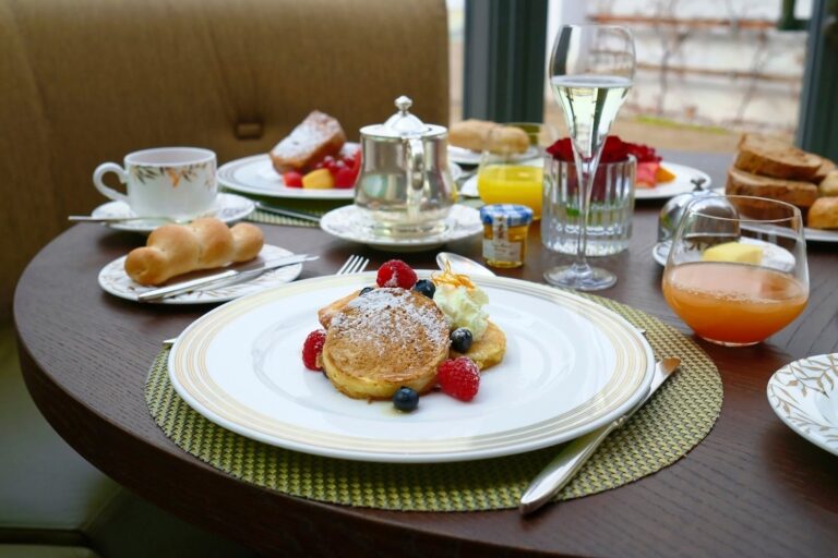 Breakfast table, Augustine Hotel, Prague