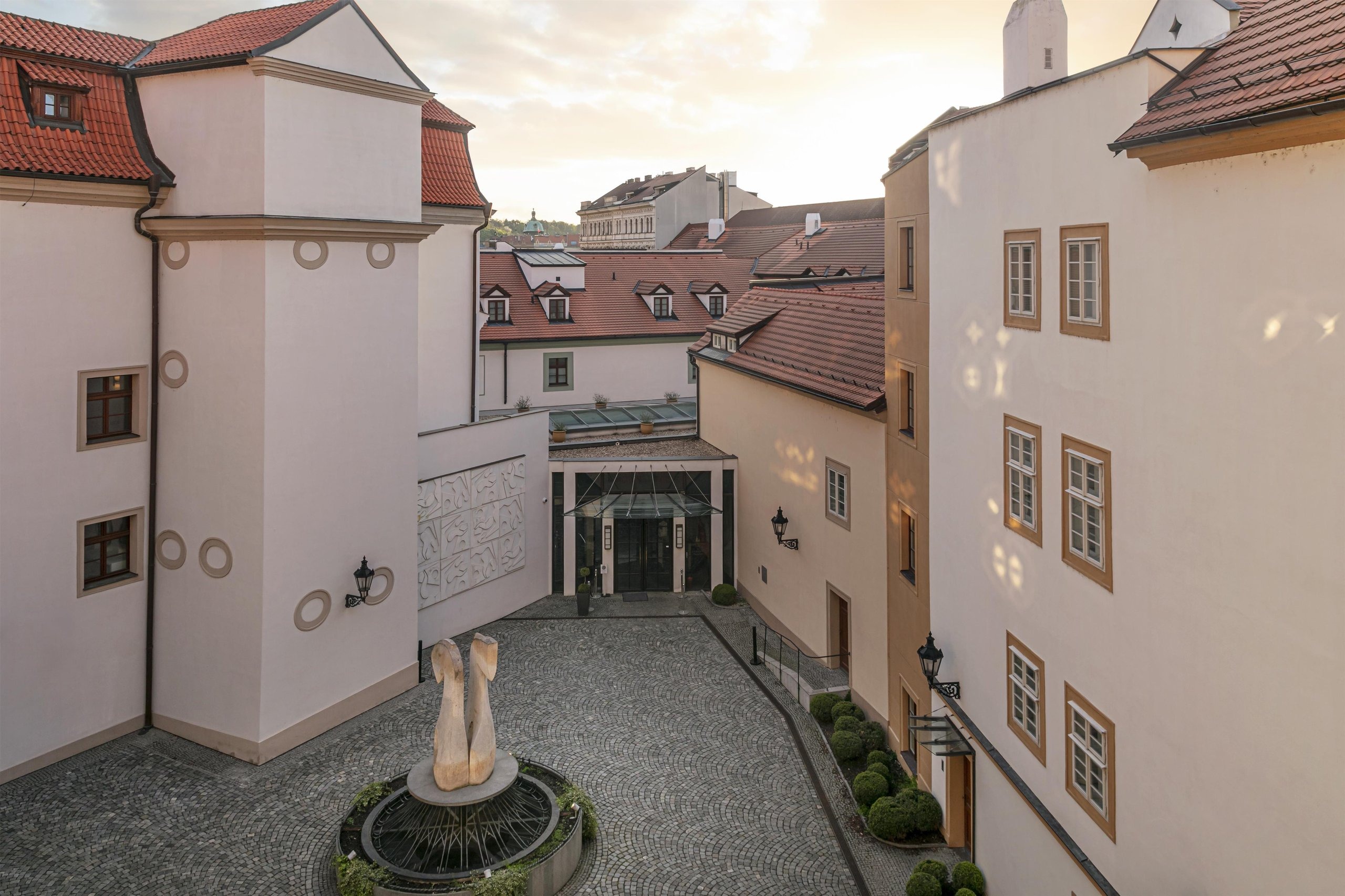 Courtyard of the former monastery, Augustine Hotel, Prague