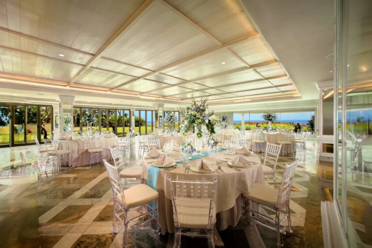 Reception setting at Tresna Chapel, Ayana Estate Bali