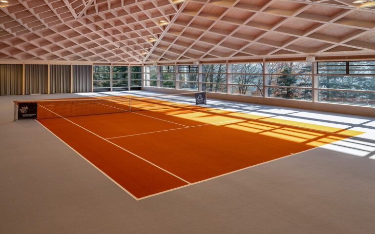 Diamond Domes tennis courts, Bürgenstock Resort Lake Lucerne