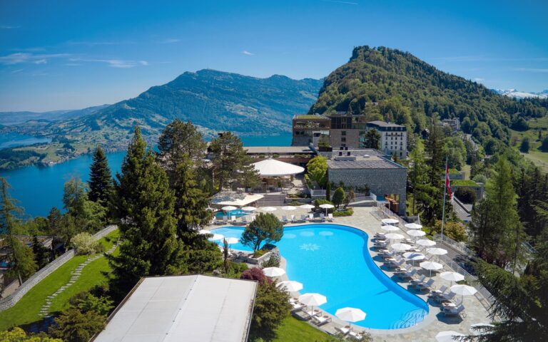 Bürgenstock Alpine Spa, Hollywood Pool, Bürgenstock Resort Lake Lucerne