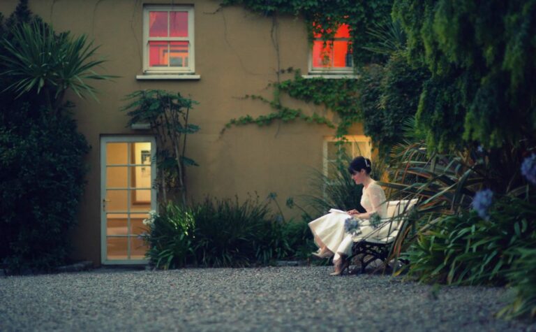 The house at dusk, Ballinacurra House