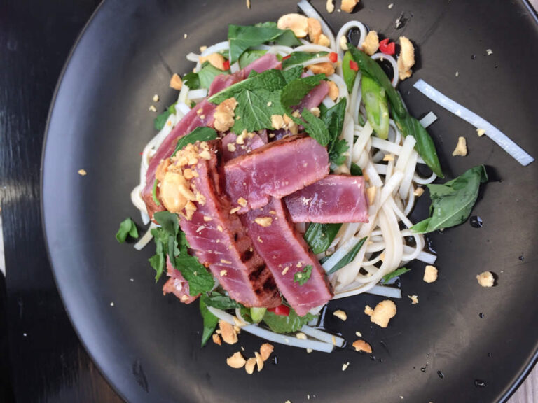 A seared tuna dish, Ballinacurra House