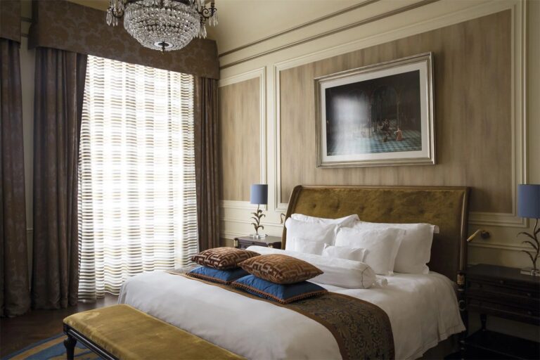 An Executive Room bedroom, Belmond Grand Hotel Europe
