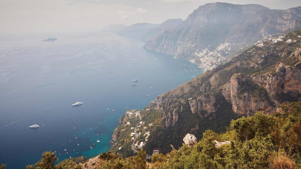 Coastline seen from the Path of the Gods, Belmond Hotel Caruso