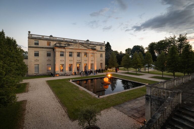 Benham Park and its Terraced Gardens at Dusk, Benham Park