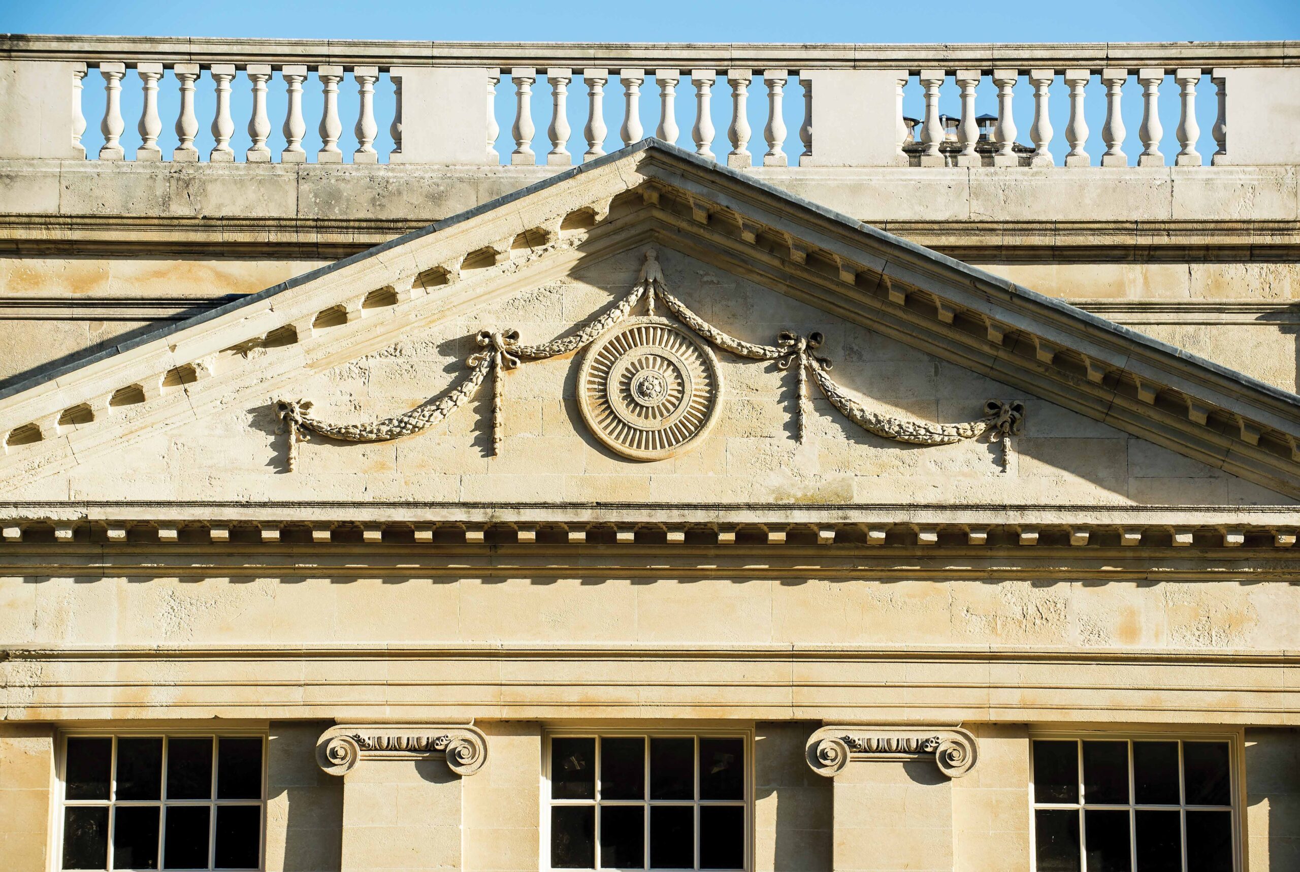 The Georgian Facade and Pediment, Benham Park
