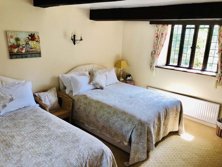 A Twin Room, Bickleigh Castle