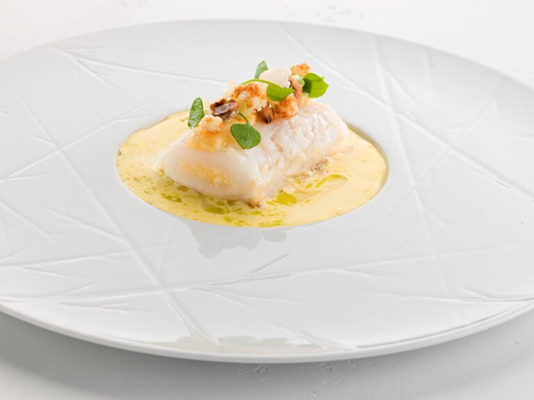 Fish course, Bled Rose Hotel