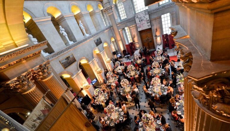 The Great Hall filled for a banquet, Blenheim Palace