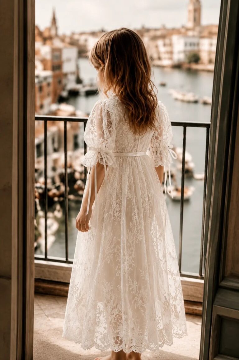 , Blue Ribbons And Lace