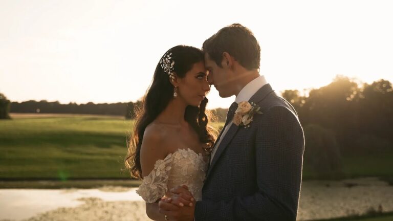 Francesca and Sam by the lake at Wynyard Hall, Stockton-on-Tees (frame from their film), Blue Ridge Films