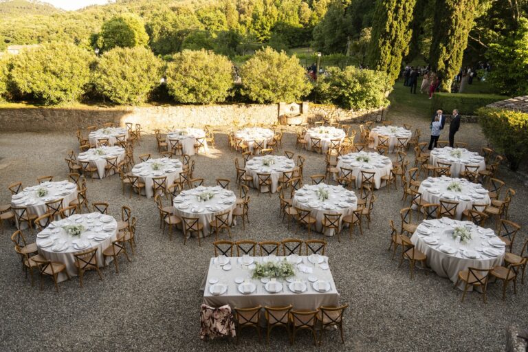 The Villa Padronale and Courtyard, Borgo di Recenza