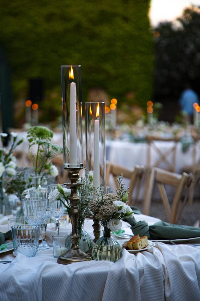 A Candlelit Tuscan Table, Borgo di Recenza