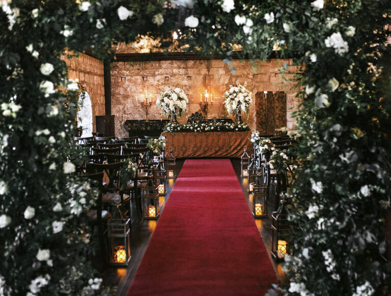 A vaulted ceremony room