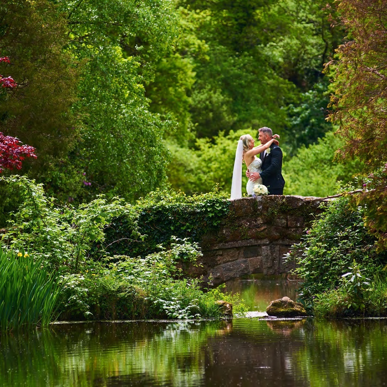 On the Castle Steps, Bovey Castle