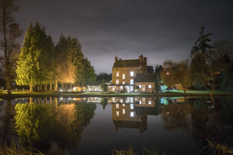 A lakeside lodge for 40