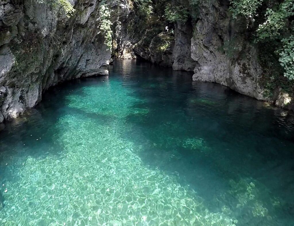 Pool and thermal grotto