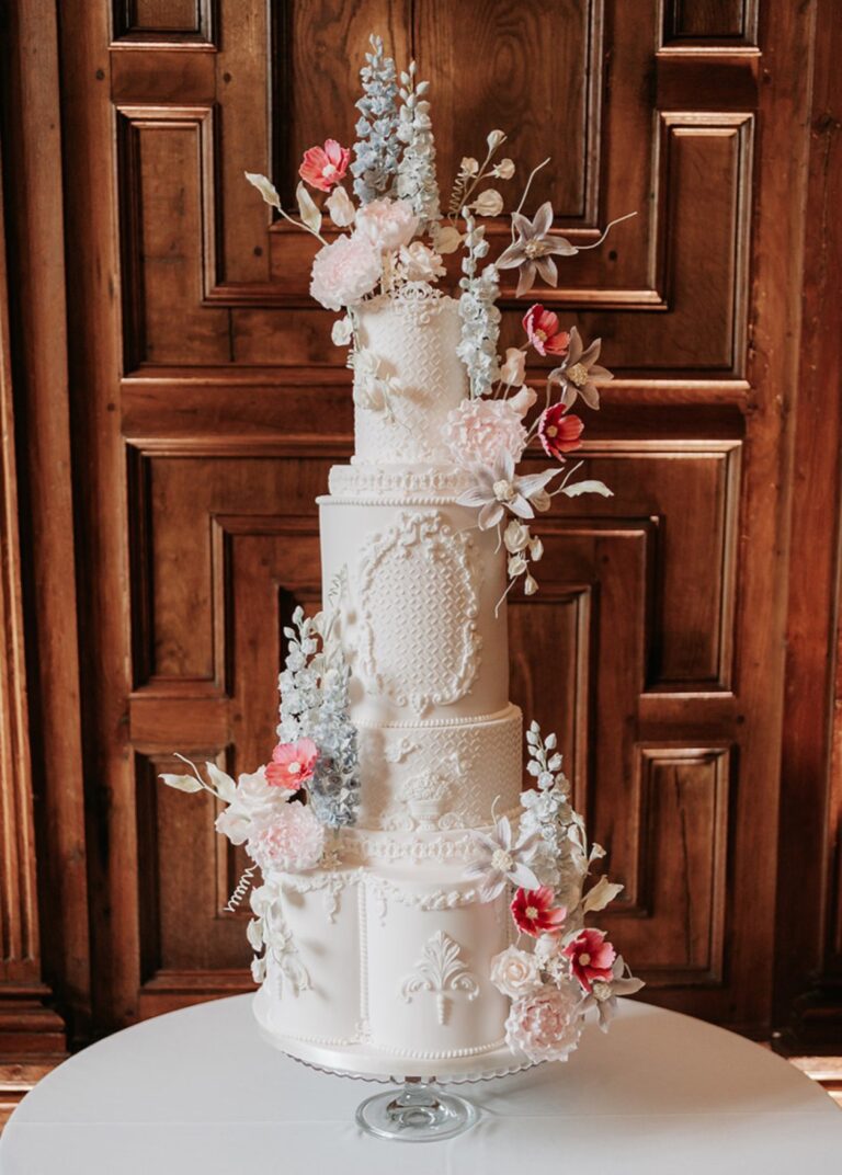 Wedding cake by Cake Design by Holly Miller