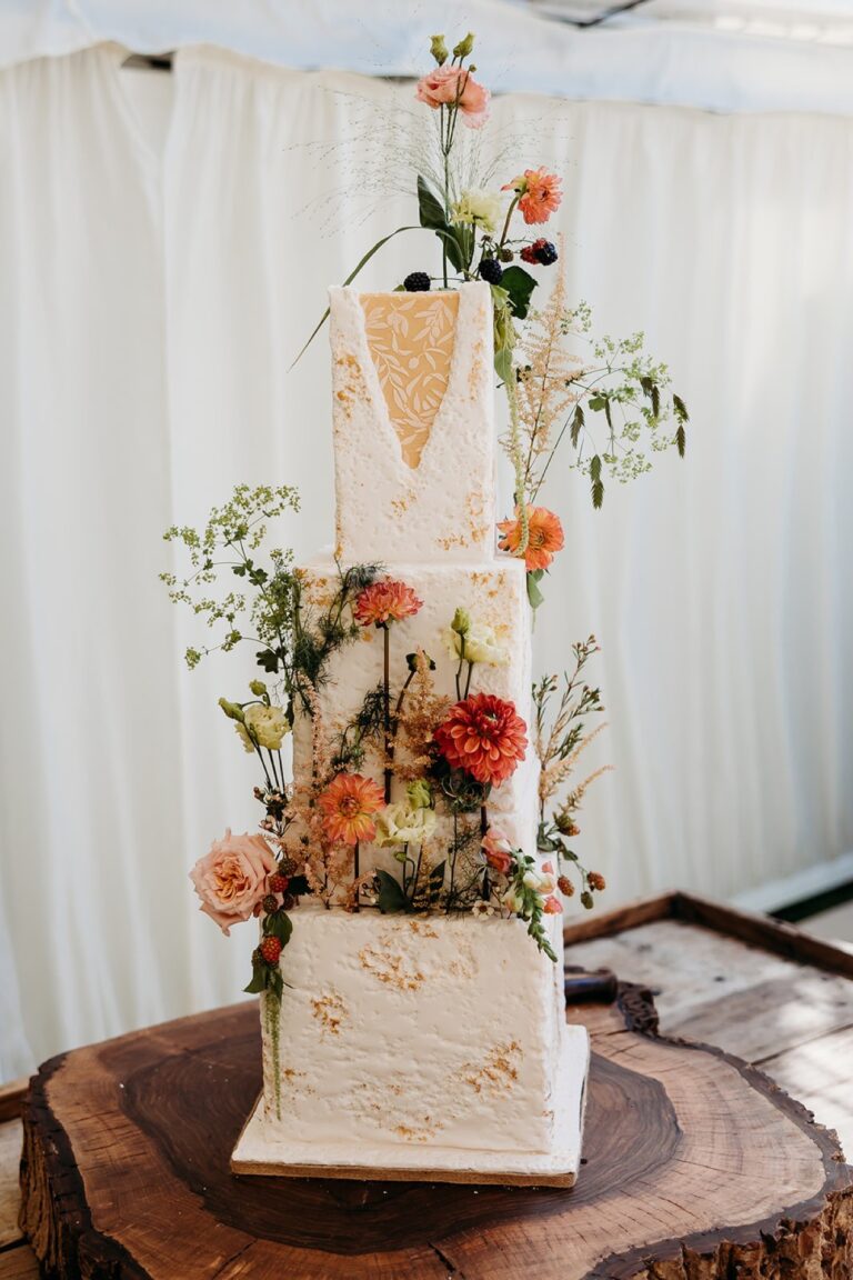 Wedding cake by Cake Design by Holly Miller