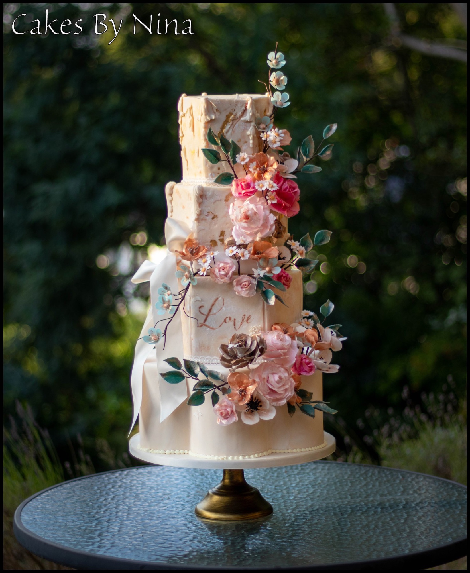 Wedding cake by Cakes by Nina