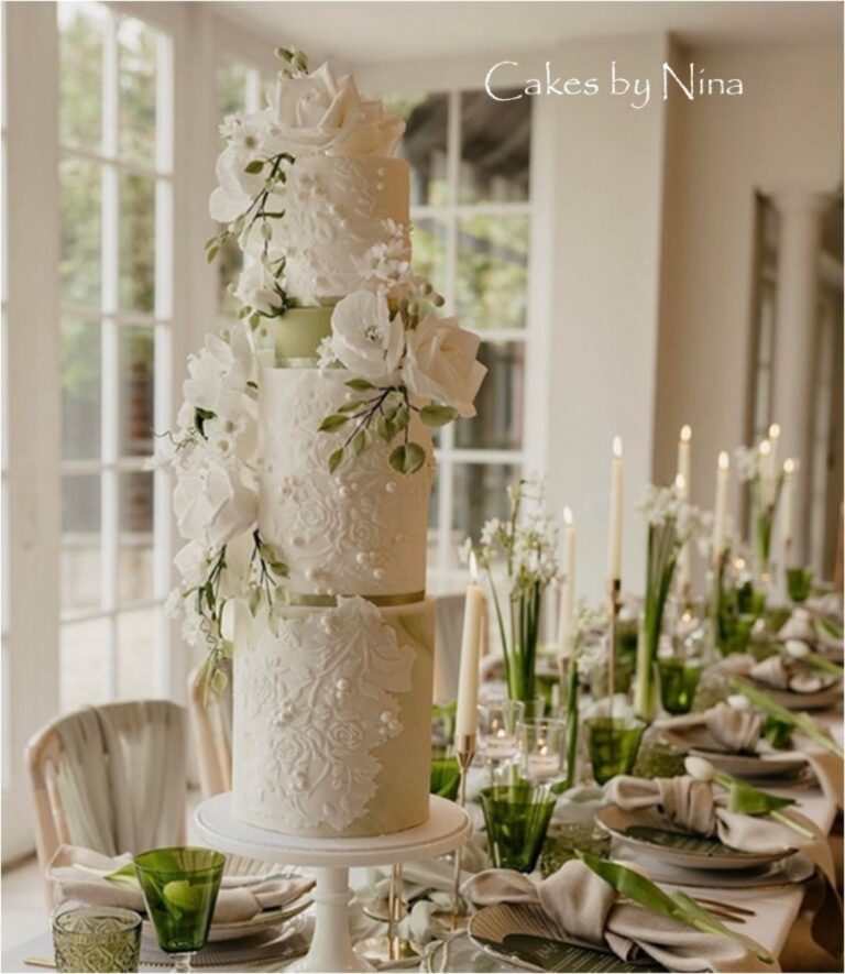 Wedding cake by Cakes by Nina