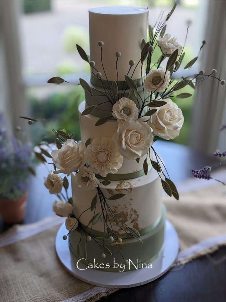 Wedding cake by Cakes by Nina