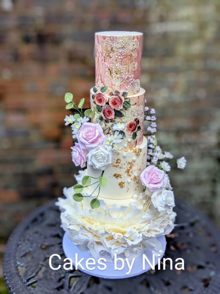 Wedding cake by Cakes by Nina