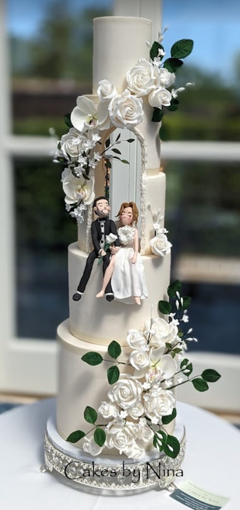 Wedding cake by Cakes by Nina