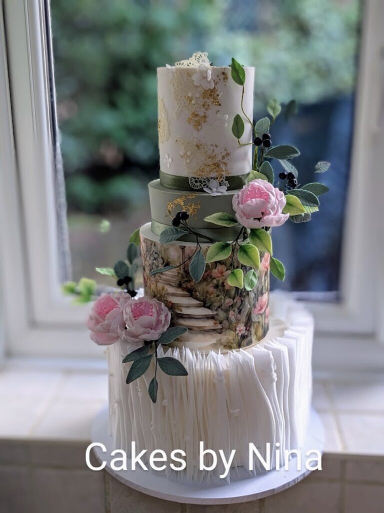 Wedding cake by Cakes by Nina