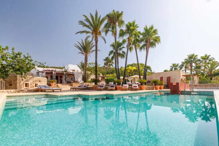 The pool at Can Lluc, Can Lluc Hotel