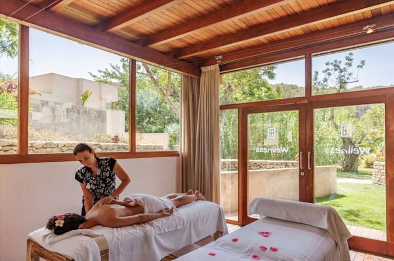 A treatment room, Can Lluc Hotel