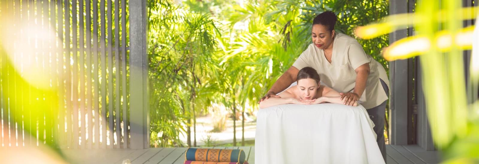Massage treatment, Carlisle Bay Antigua