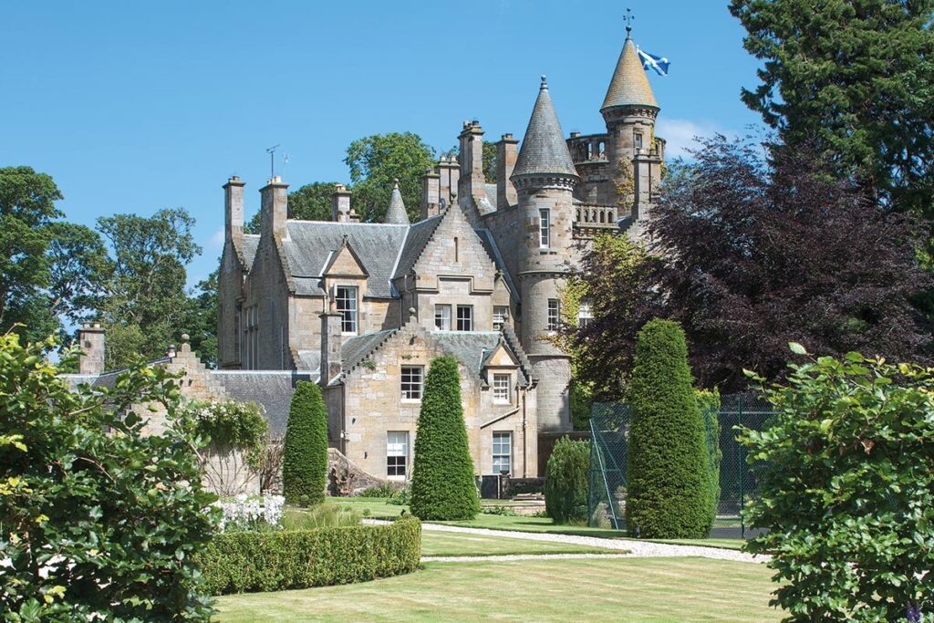 Staying at the castle