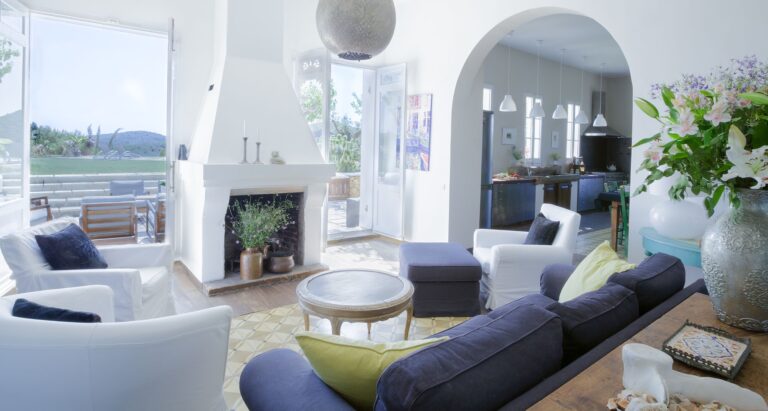 A lounge at Casa Nova, Casa Nova Estate