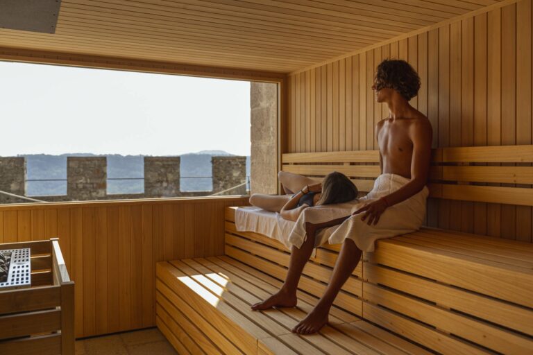 The sauna, Castel Brando