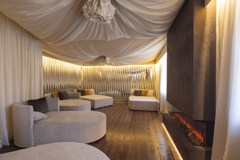 The relaxation room, Castel Brando