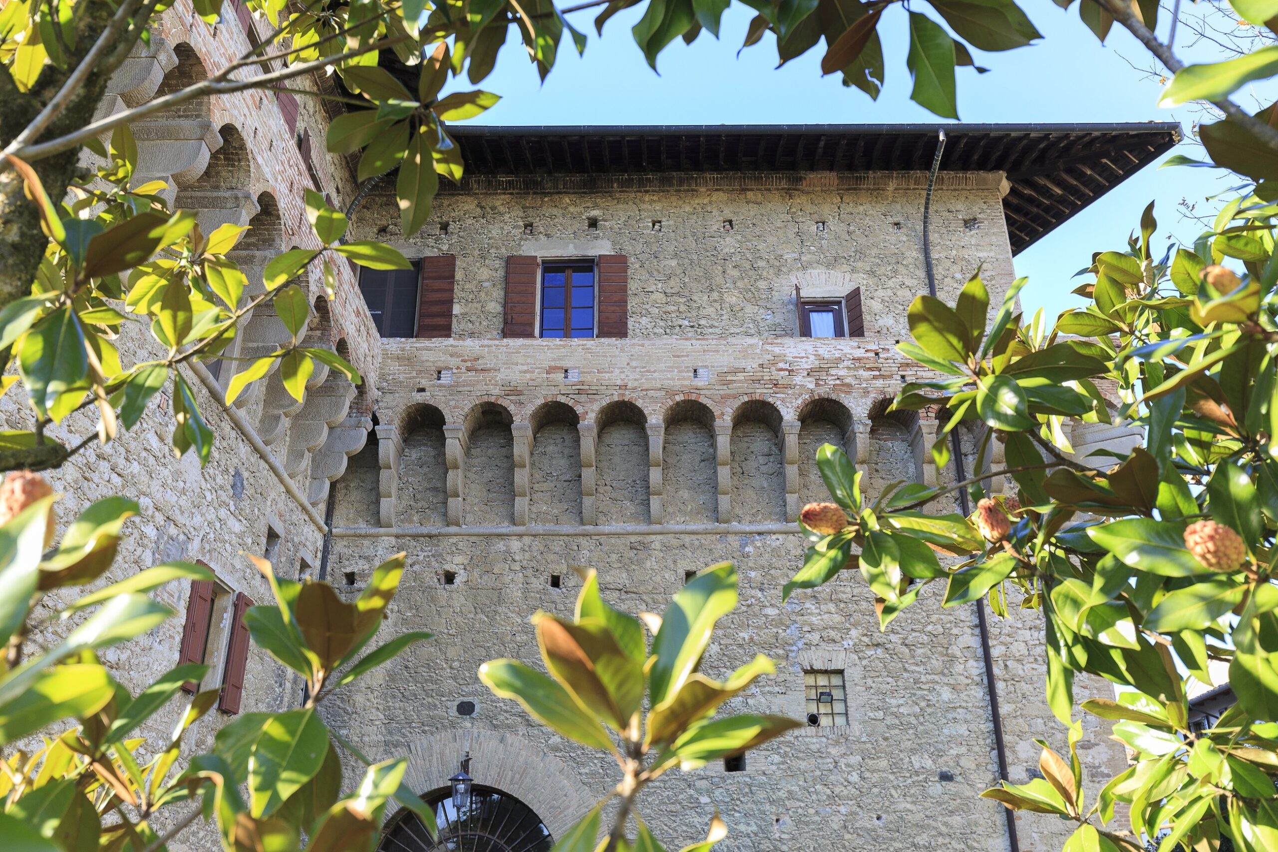 The castle tower from the courtyard side, Castello del Capitano delle Artiglierie