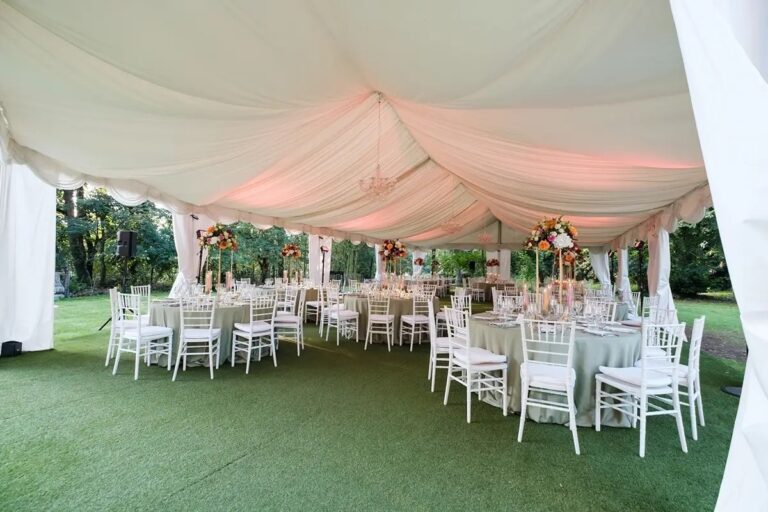 A Reception in the Marquee, Castello di Collegno