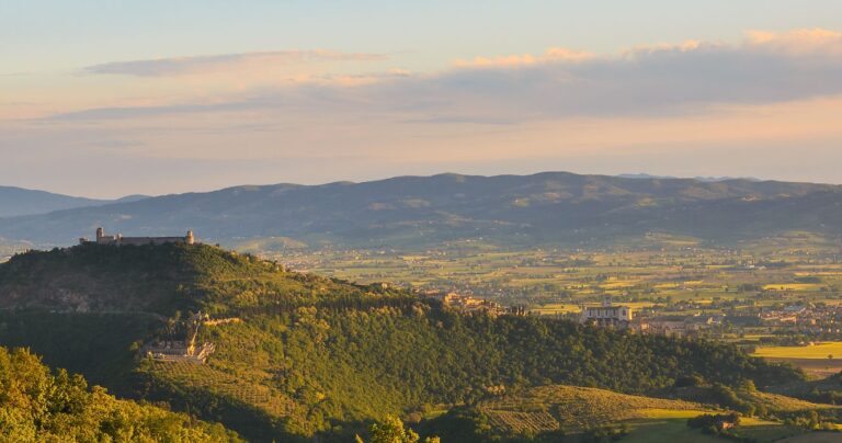 Terraces over the Umbrian Valley, Castello di Petrata
