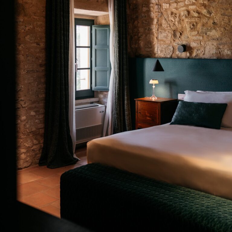 Camere Moderne at Castello di Solfagnano, contemporary villa rooms with estate views, Castello di Solfagnano