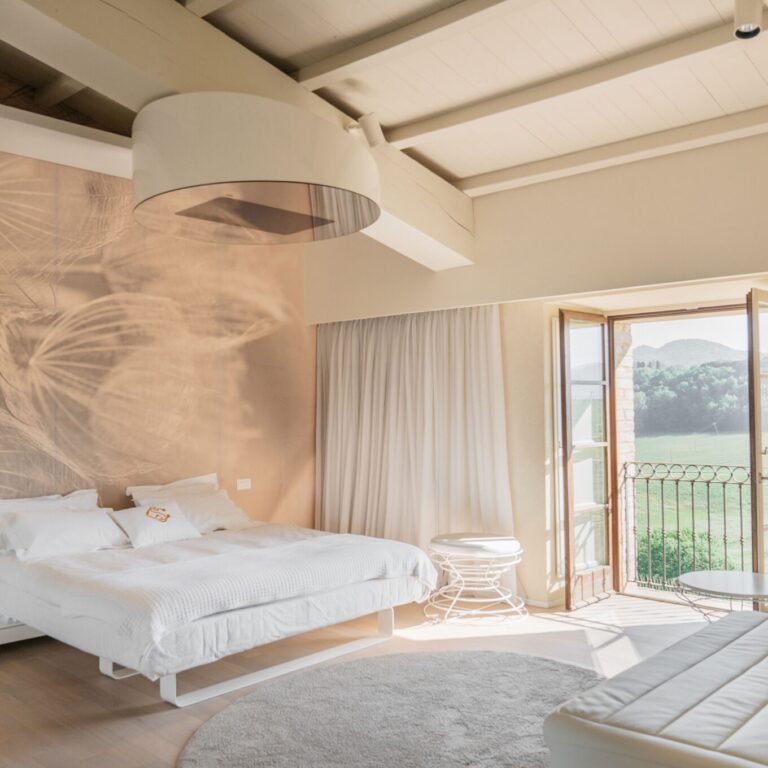Eco-Design Suites at Castello di Solfagnano, built in Trion and sustainable coconut wood, Castello di Solfagnano