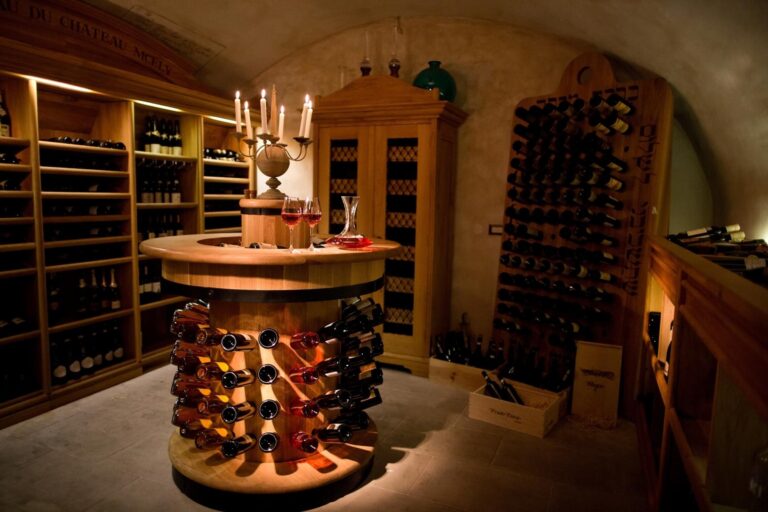 The wine cellar, Chateau Mcely