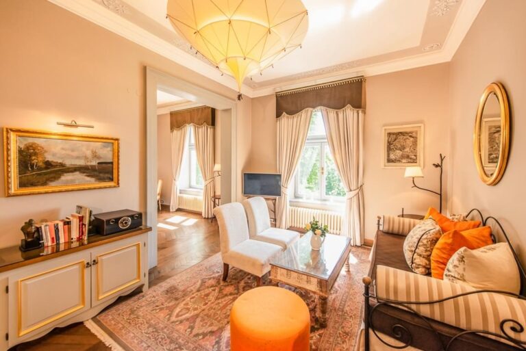 A suite sitting room, Chateau Mcely