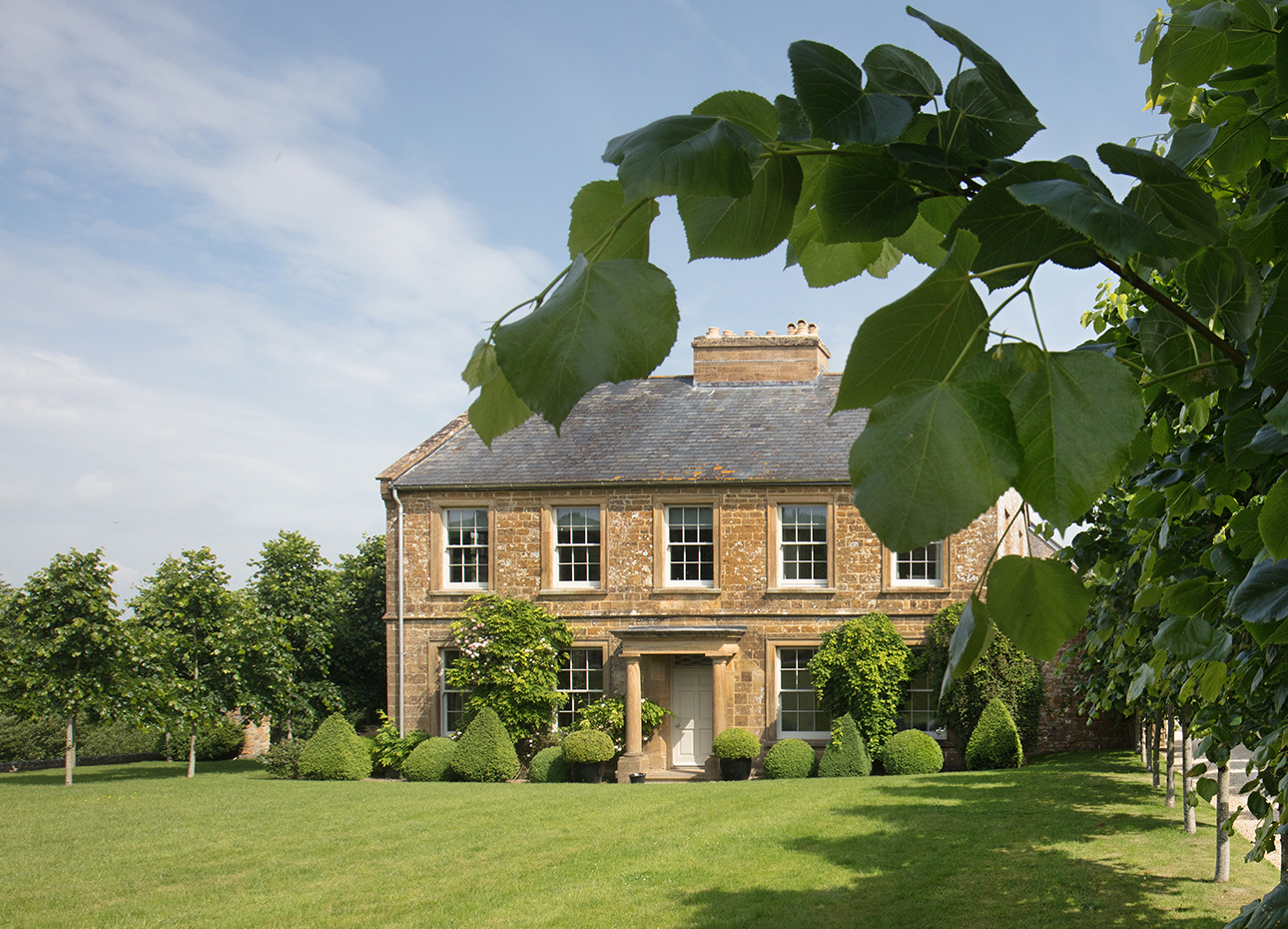 The Grange from the lawn, Chedington Grange