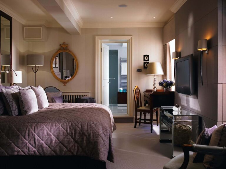 The Masterman Ready Suite bedroom, Chewton Glen Hotel & Spa