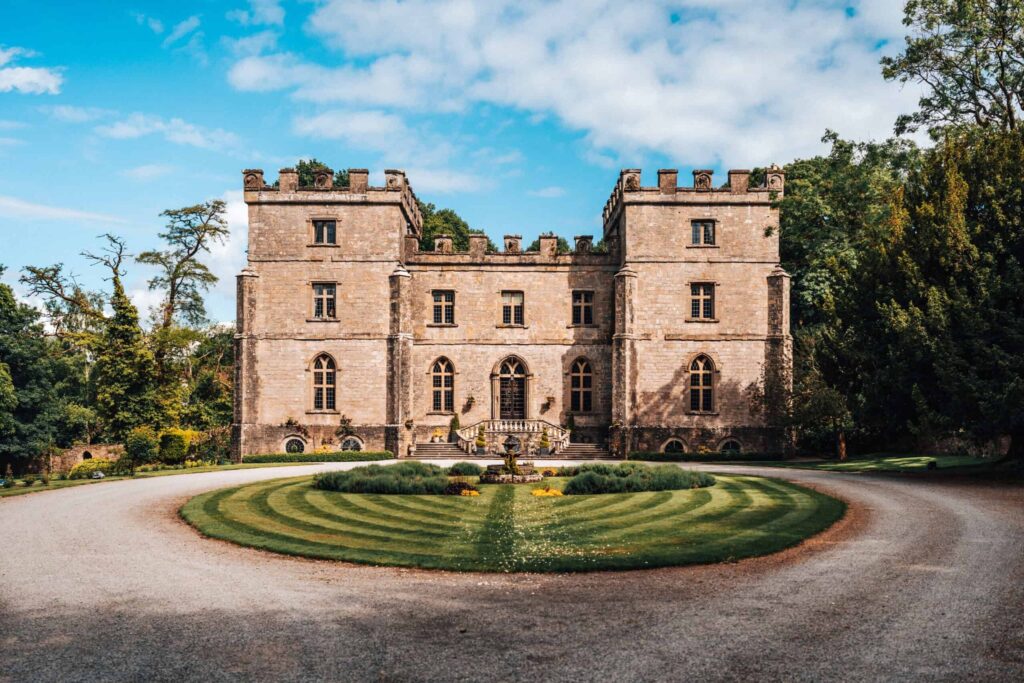 A Georgian Gothic castle in the forest
