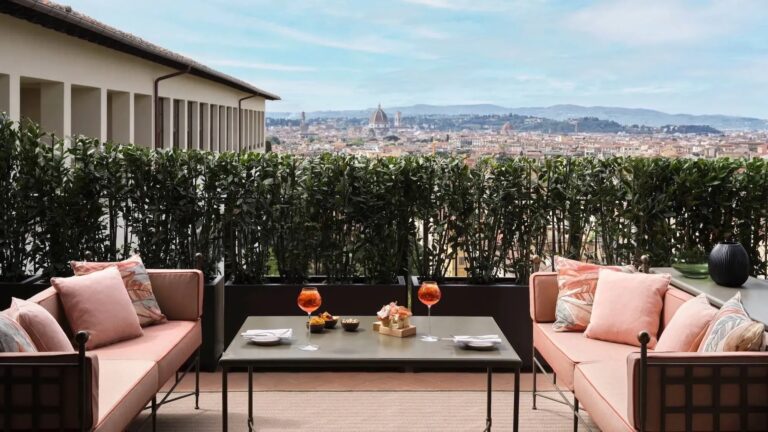 The Terrace with Florence Panorama, Collegio alla Querce